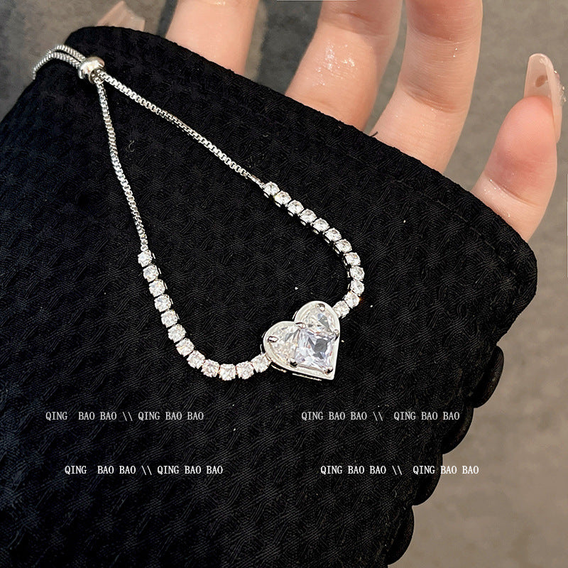 Wholesale titanium steel female niche all-match light luxury high-end lovers bracelet